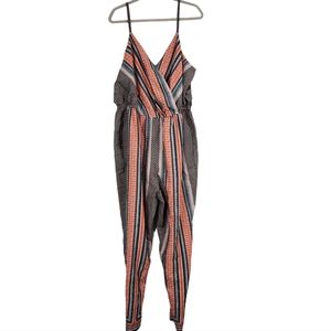 Forever 21 Boho Vertical Striped Jumpsuit Size 3X